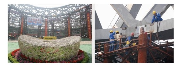 恩派克千斤頂被用于北京鳥(niǎo)巢的修建